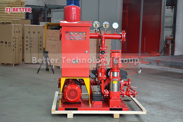 Diesel engine fire pump set is easy to use and reliable