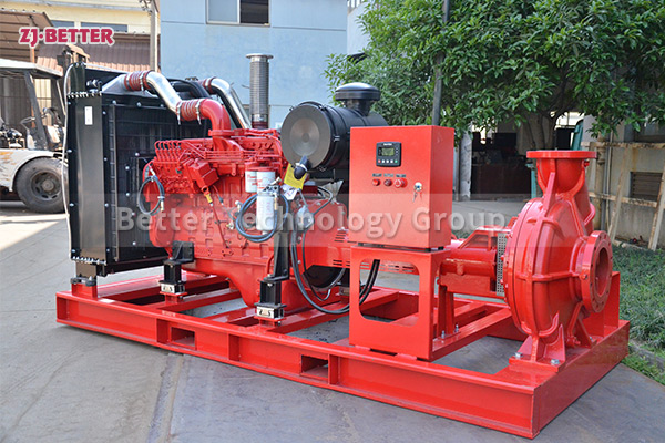 Diesel engine fire pumps are often used in high-rise buildings