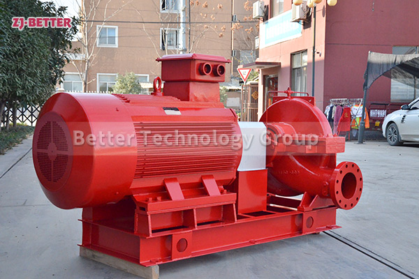 Horizontal fire pump can be used in fire extinguishing water system