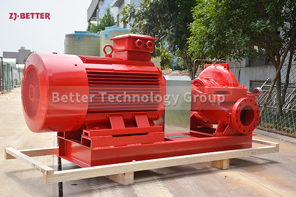 Horizontal fire pumps are widely used