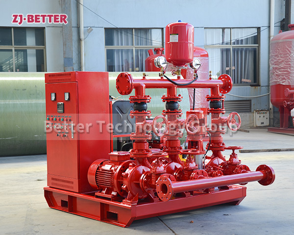 Performance and advantages of EDJ series fire diesel electric fire pump unit