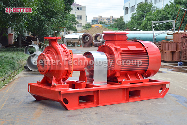 Reasonable structure of horizontal electric fire pump