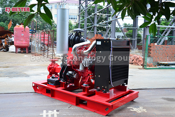 Stable performance of diesel engine fire pump