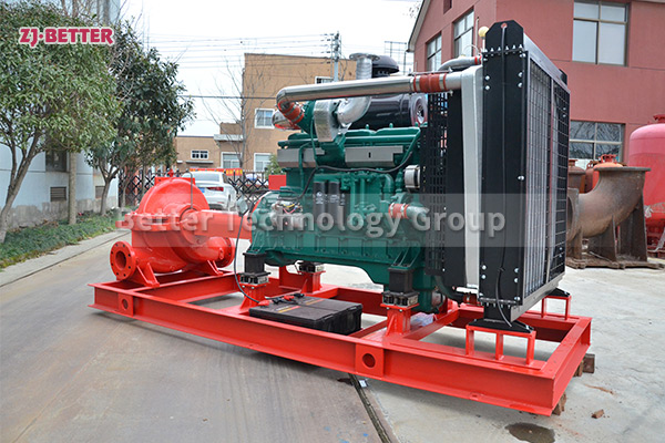 Superior performance of diesel engine fire pump