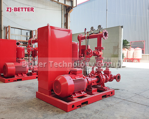 The electric fire pump is an important part of the fire water supply system