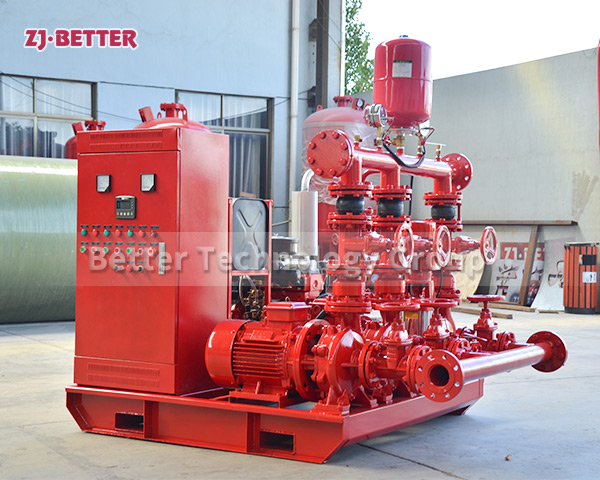 The fire pump equipment has a simple structure and stable performance