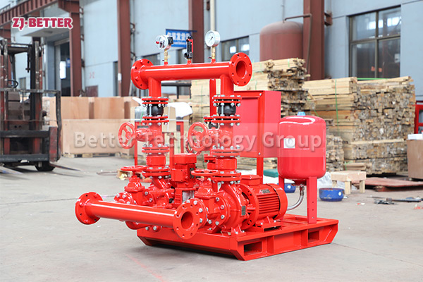 The fire pump has the characteristics of simple structure