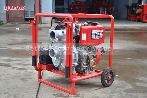 Working principle of hand lift fire pump