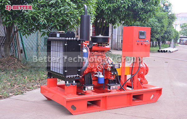 Basic working process of diesel engine fire pump set