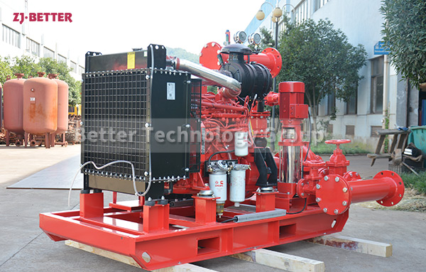 Diesel engine fire pump has a wide range of applications
