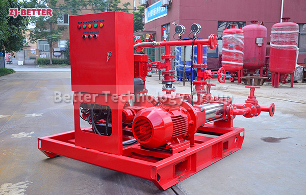 Diesel engine fire pump is a large fire pump