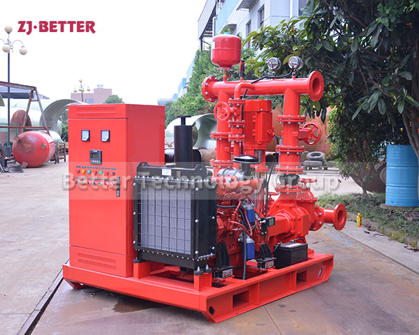 Diesel engine fire pump is safe and reliable