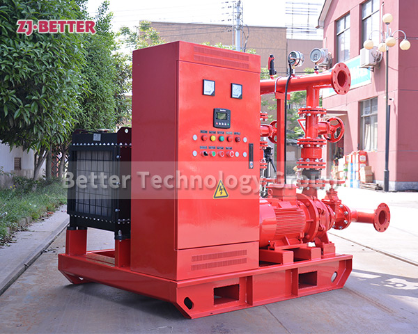 EDJ fire pump set is used in occasions with high grade requirements