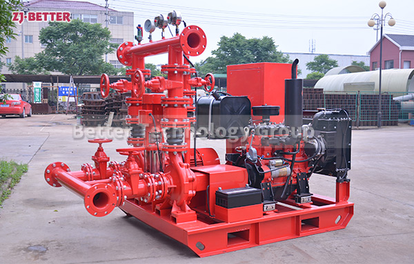 High Efficiency Diesel Engine Fire Pump Set