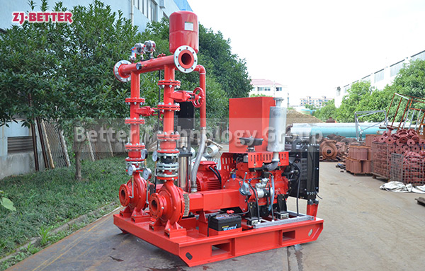 The main functional characteristics of diesel engine fire pump