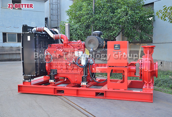 Installation requirements for installing a fire pump