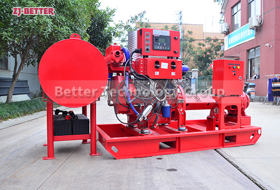 Diesel engine fire pump is equipment with high efficiency and overload capacity