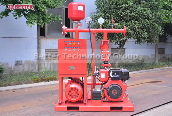 Excellent performance:The ED Dual-Power Fire Pump Sets