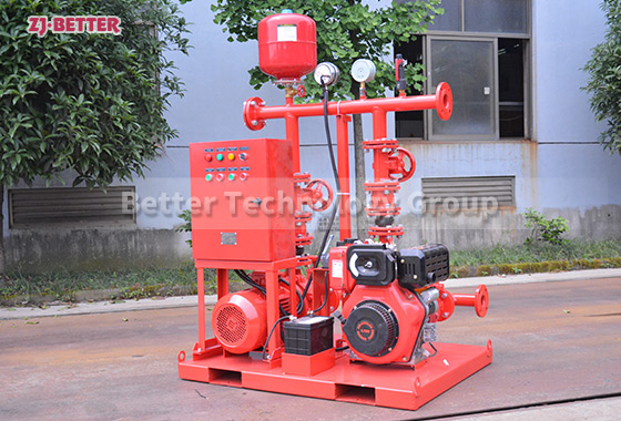 Uninterrupted Fire Protection with ED Dual-Power Fire Pump System