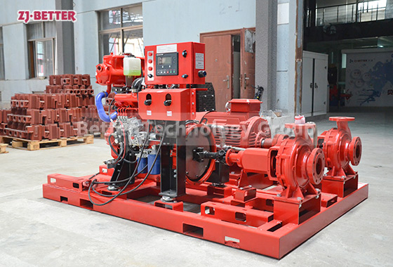 Excellent performance:The ED Dual-Power Fire Pump Sets