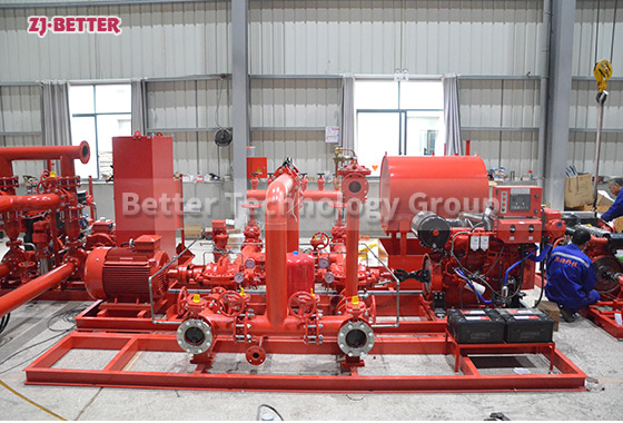 Design and Installation Essentials of EDJ-OTS Dual-Power Fire Pump Sets