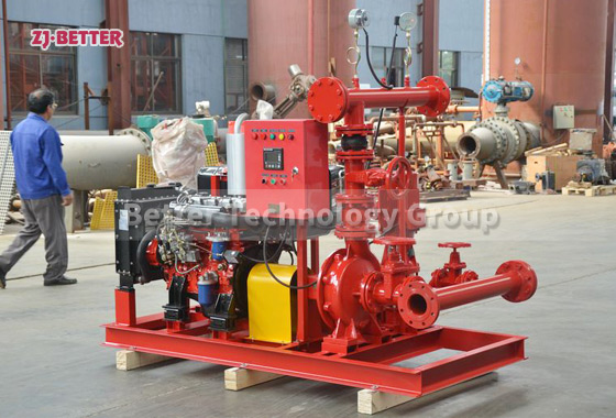 Applications of diesel fire pump system