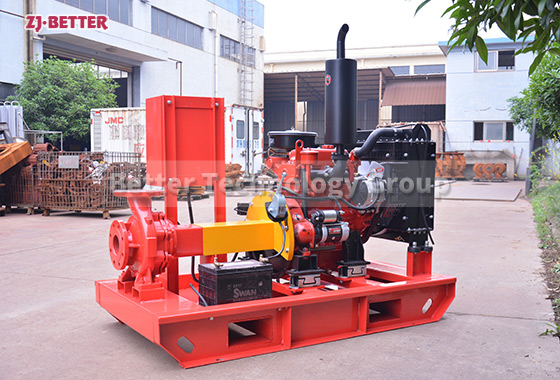 The XBC-IS Diesel Fire Pump Set with high performance.