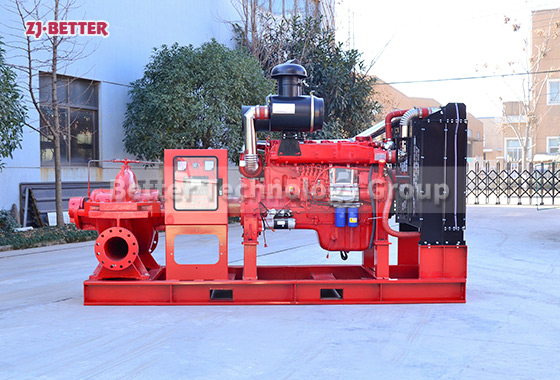 Features of Split Case Diesel Engine Fire Pump