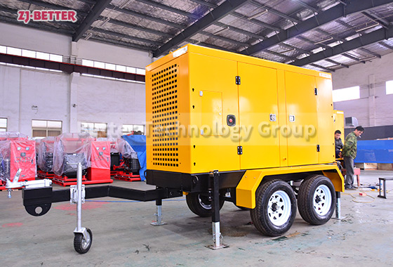 Efficient and Convenient Mobile Pump Trailer: Ideal for Outdoor Operations