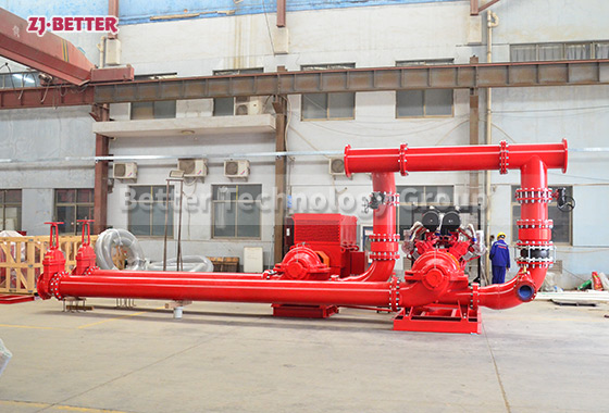 The Max Power-2000kw-10KV Split Case EDJ Fire Pump Set: Unleashing Firefighting Potential