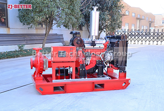 Can a fire pump operate on backup power?