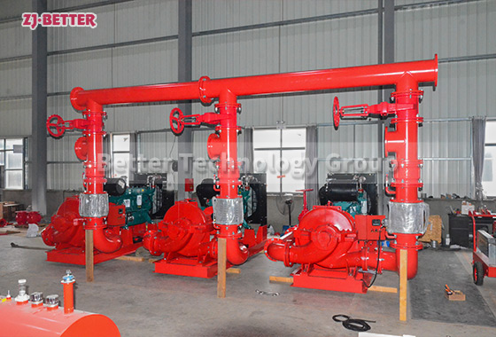 2000GPM 12Bar Diesel Split Case Fire Pumps