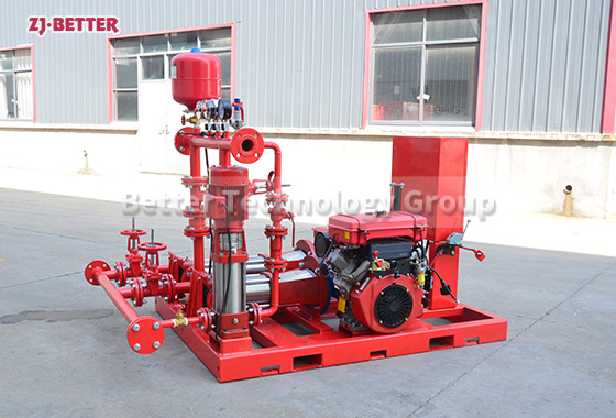 EDJ CDL type Fire Pumps Superior Fire Control Technology