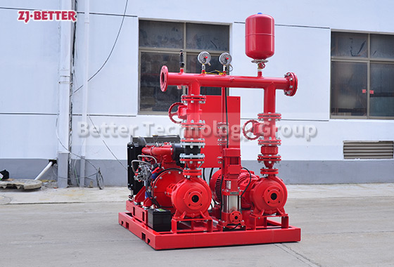 EDJ Fire Pump Sets Rapid Response Firefighting