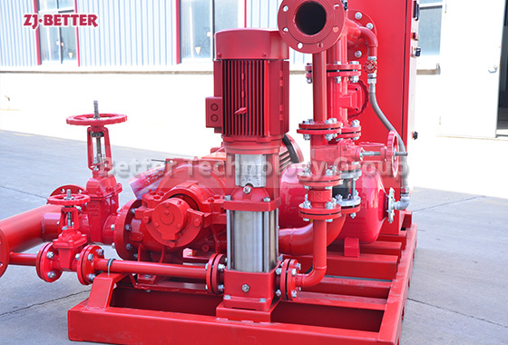 EJ Fire Pump Units Engineered for Firefighters