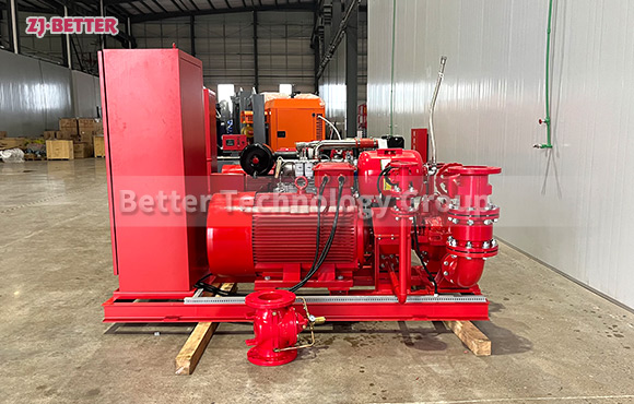 The ED Dual-Power Split Case Fire Pump System