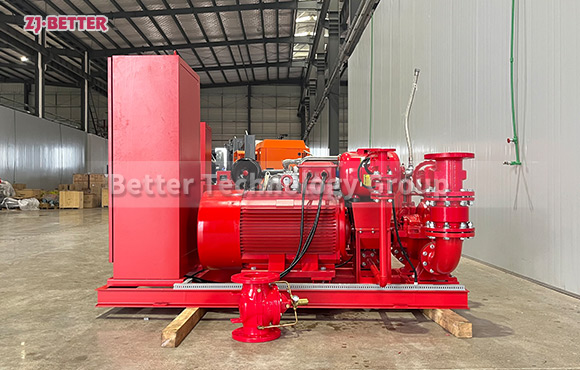 The ED Dual-Power Split Case Fire Pump System