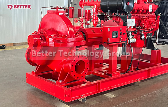 Versatile 300kw Diesel Engine Split Case Fire Pump