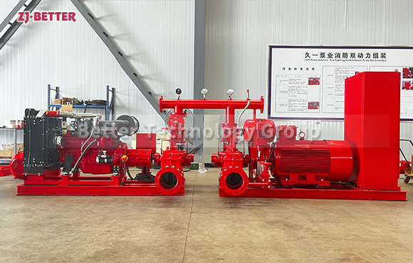 1000GPM 12Bar Split Case Fire Pump System