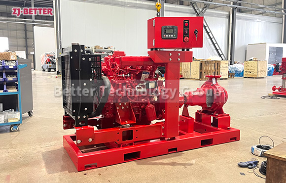 Rapid Response with Diesel End Suction Fire Pumps