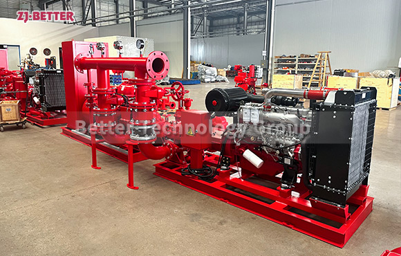 1000GPM 12Bar Split Case Fire Pump System