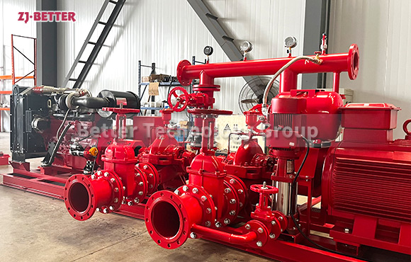 EDJ 1000GPM 12bar Fire Fighting Pump System