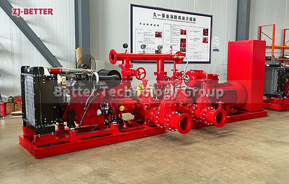 EDJ 1000GPM 12bar Fire Fighting Pump System