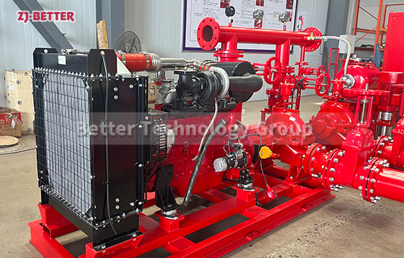 1000GPM 14bar EDJ Fire Pump with 2.5Mpa tube: Quick Emergency Response