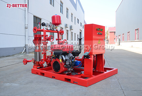 Advanced EDJ Fire Fighting set with CDL type fire pump