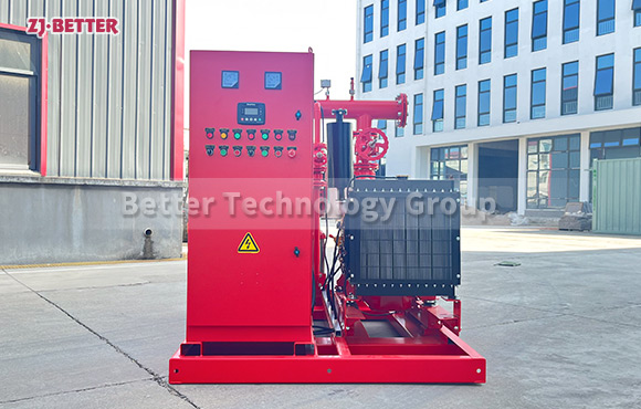 Secure Spaces: 600GPM 7.6Bar EDJ Fire Pump Set