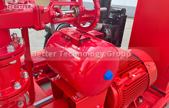 Secure Spaces: 600GPM 7.6Bar EDJ Fire Pump Set