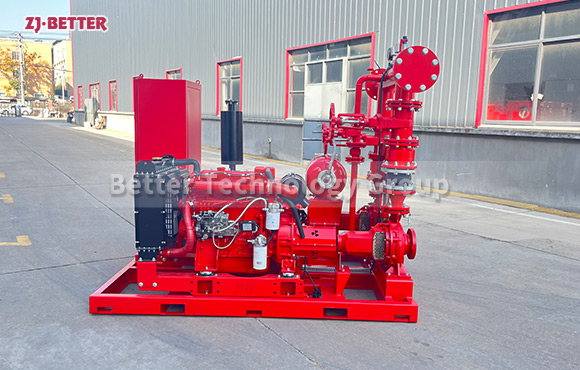 Secure Spaces: 600GPM 7.6Bar EDJ Fire Pump Set