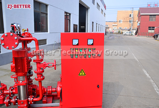 Powerful EJ Fire Pump Set with End Suction fire fighting pump