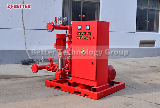 Powerful EJ Fire Pump Set with End Suction fire fighting pump